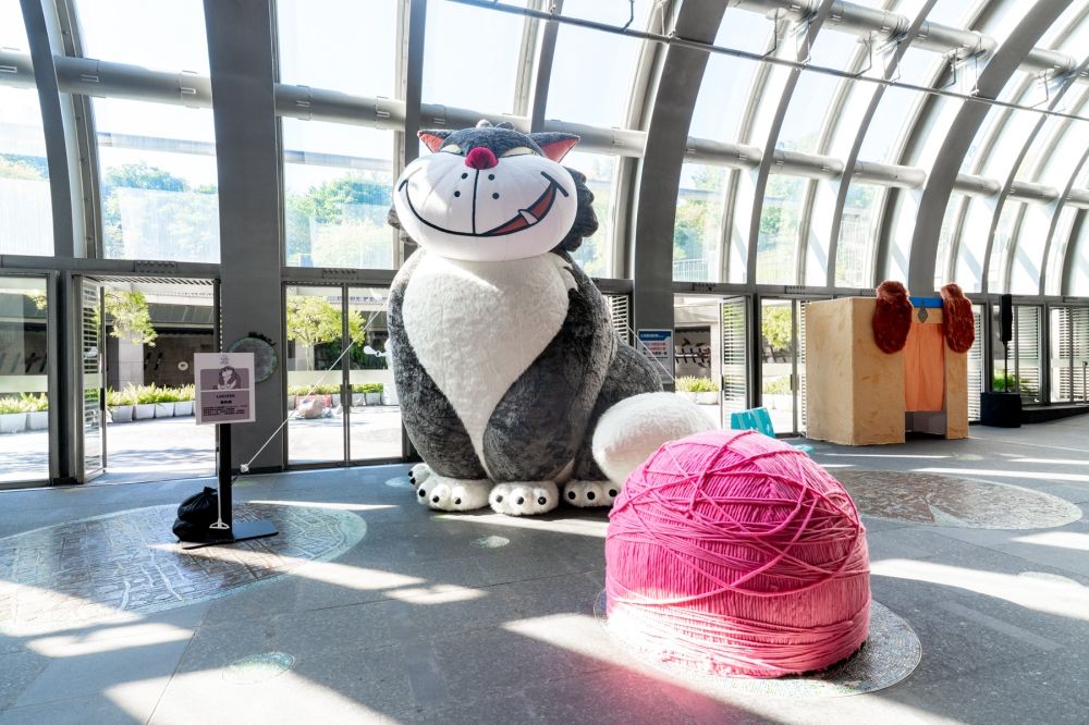 巨大「魯斯佛」現身大安森林公園！超Q迪士尼「貓狗主題裝置」必打卡、瑪麗貓聯名北捷列車同步登場！-12