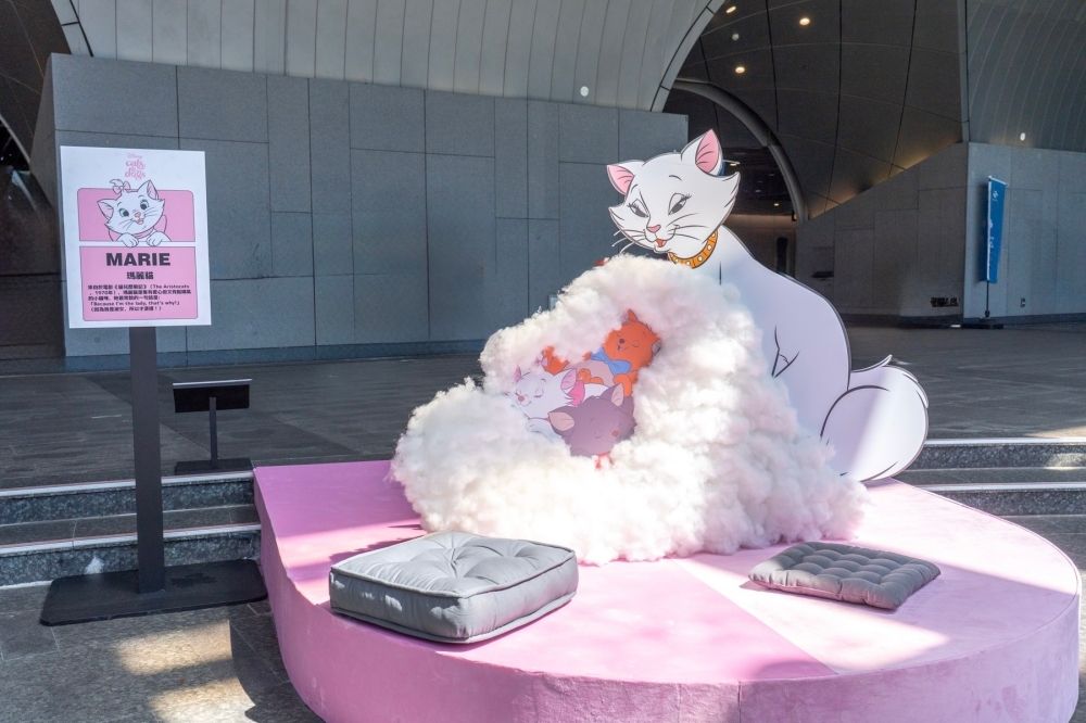 巨大「魯斯佛」現身大安森林公園！超Q迪士尼「貓狗主題裝置」必打卡、瑪麗貓聯名北捷列車同步登場！-16