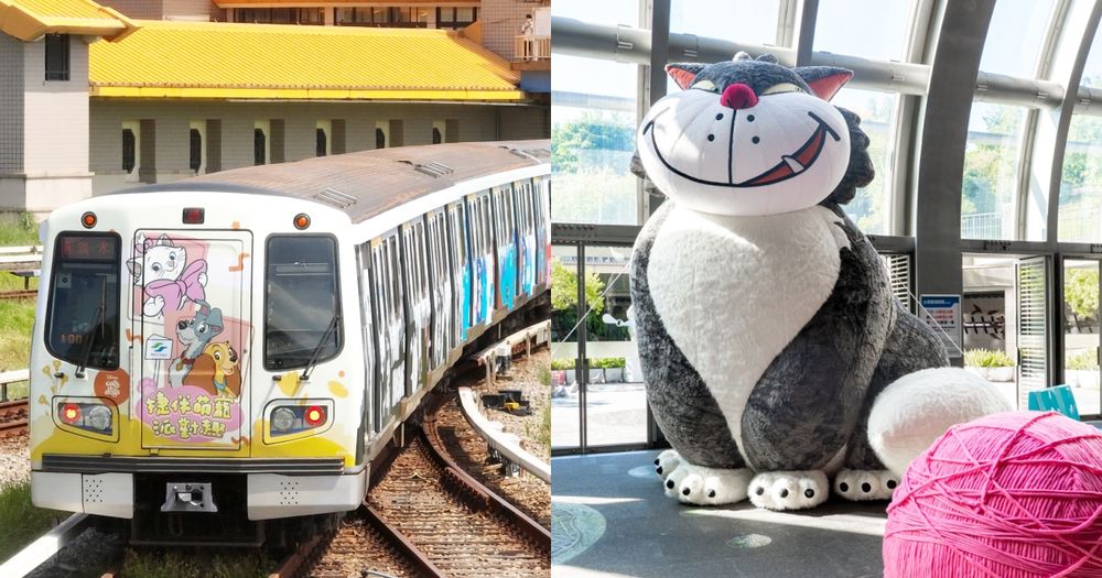 巨大「魯斯佛」現身大安森林公園！超Q迪士尼「貓狗主題裝置」必打卡、瑪麗貓聯名北捷列車同步登場！-19
