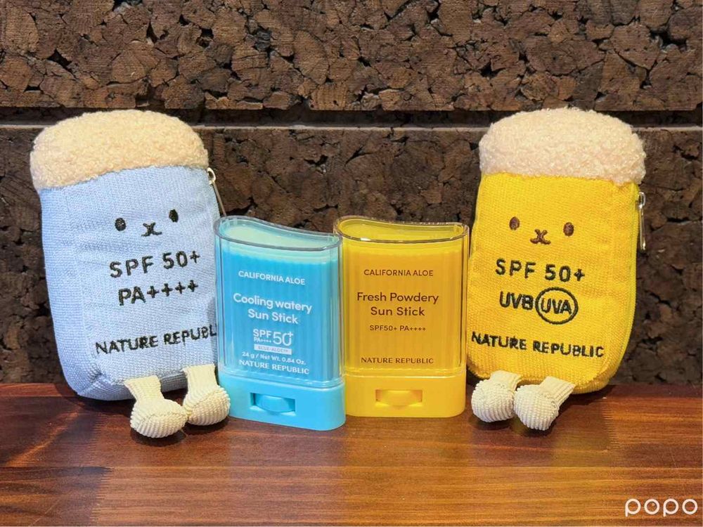 東海、銀赫也瘋Jellycat！攜手Nature Republic「加州蘆薈防曬棒」熱銷回歸，防曬棒娃娃吊飾只送不賣！-2