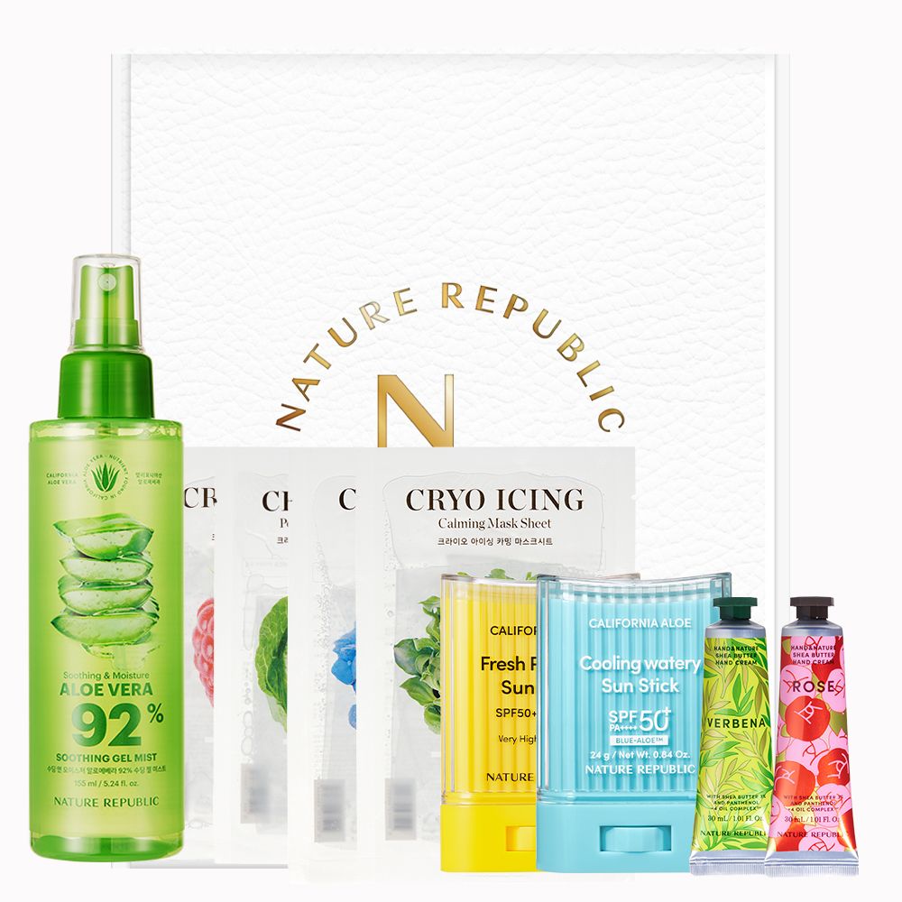 東海、銀赫也瘋Jellycat！攜手Nature Republic「加州蘆薈防曬棒」熱銷回歸，防曬棒娃娃吊飾只送不賣！-9