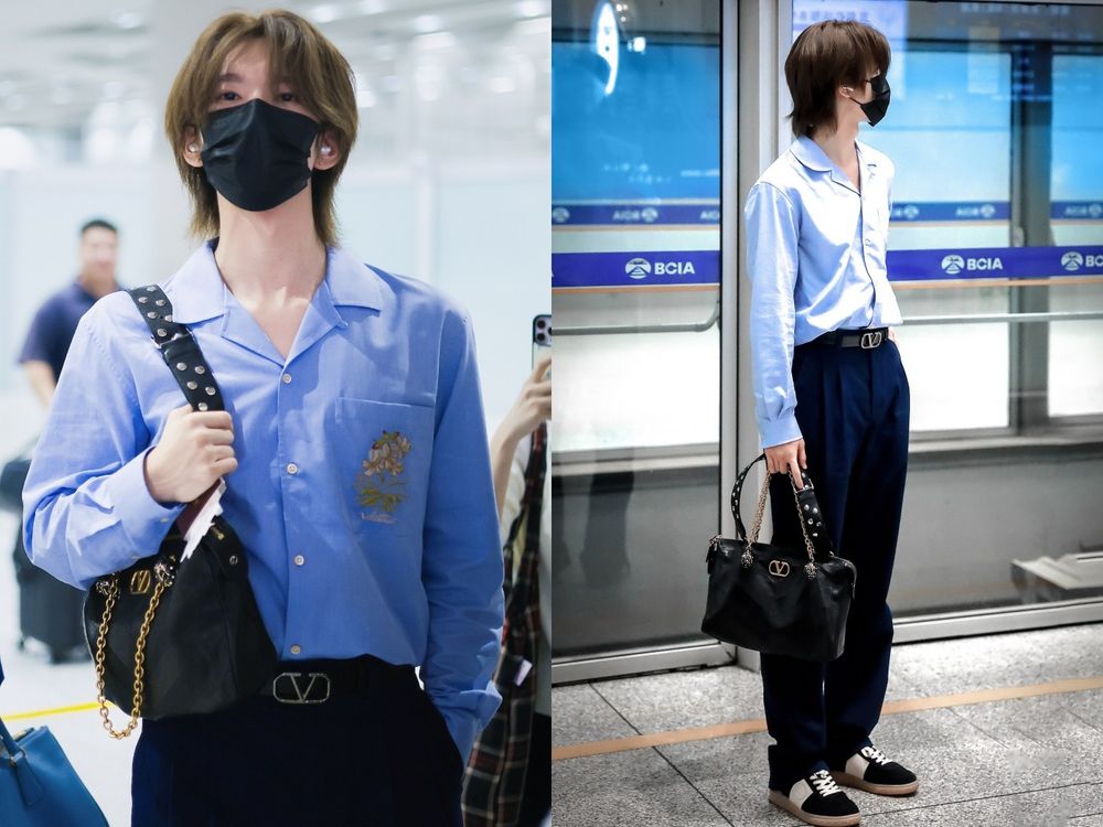Valentino富家千金來了！IVE成員Liz、Rei出發時裝週！超狂十頭身比例根本漫畫走出來的！-6