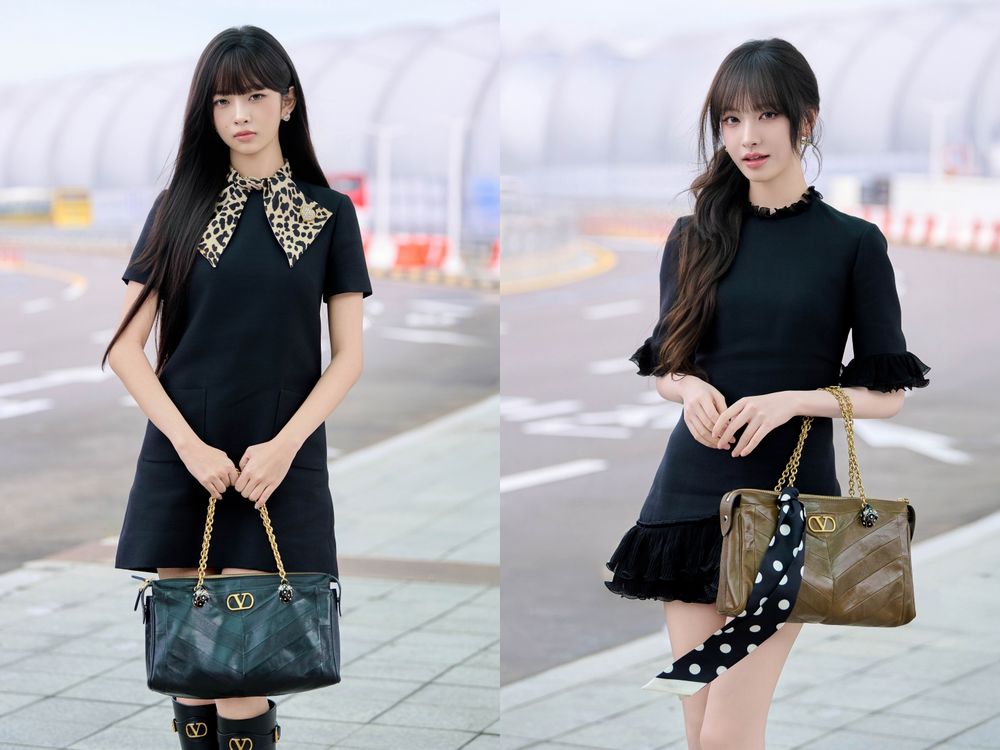 Valentino富家千金來了！IVE成員Liz、Rei出發時裝週！超狂十頭身比例根本漫畫走出來的！-4