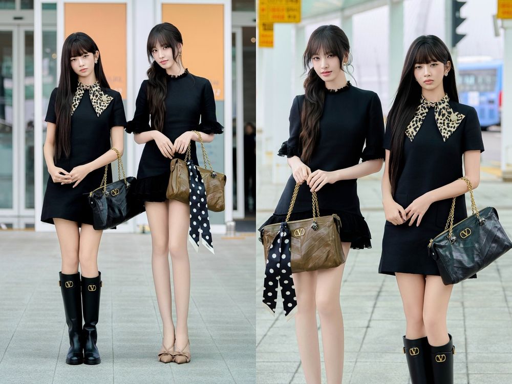 Valentino富家千金來了！IVE成員Liz、Rei出發時裝週！超狂十頭身比例根本漫畫走出來的！-5