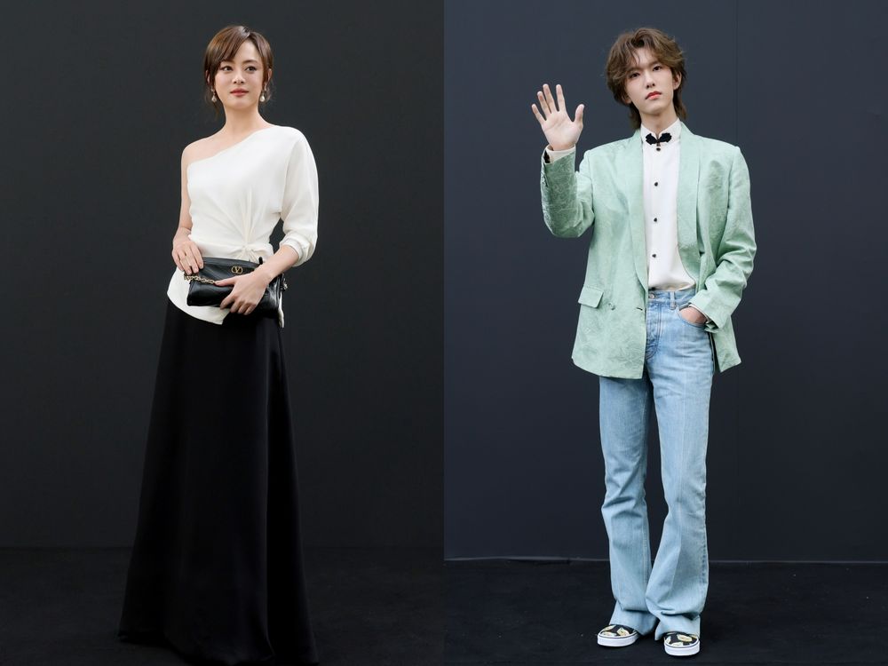 抓到一隻兔子！TXT隊長秀彬驚喜現身Valentino大秀！IVE千金雙柱生圖也美到不可思議！-5