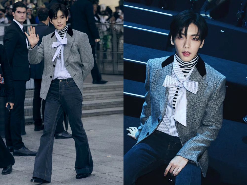 抓到一隻兔子！TXT隊長秀彬驚喜現身Valentino大秀！IVE千金雙柱生圖也美到不可思議！-10