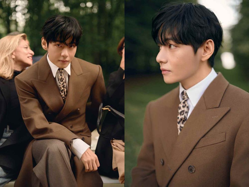 眼睛不知要看哪裡！CELINE大秀「帥兒子們」BTS泰亨、TWS都來了！MEOVV Narin美到外媒驚嘆！-11