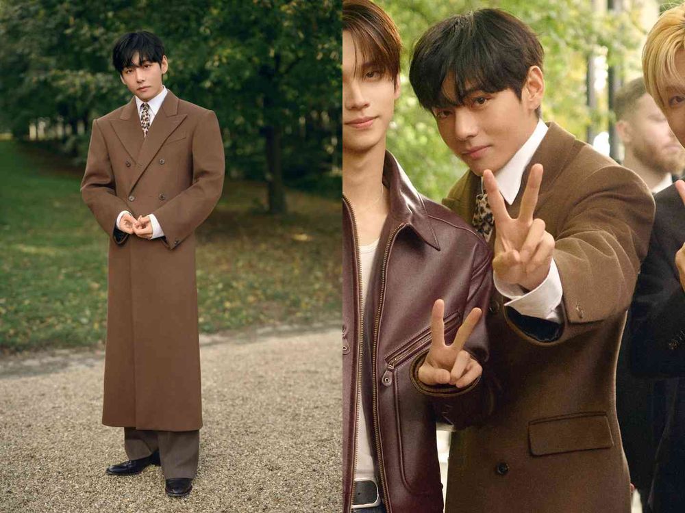 眼睛不知要看哪裡！CELINE大秀「帥兒子們」BTS泰亨、TWS都來了！MEOVV Narin美到外媒驚嘆！-12