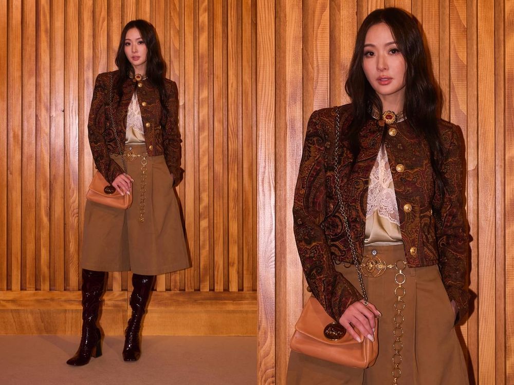 MEOVV Anna時裝週兩套Chloé造型回顧！不愧「最強神顏」角度隨便拍、圖拉超近也零死角！-10