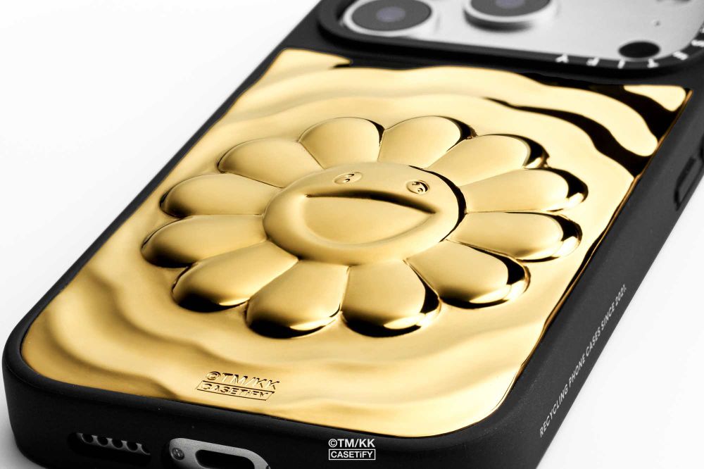 錢包保不住！CASETIFY村上隆聯名最新一波！竟推出「18K金」波紋手機殼、水波紋行李箱！-10
