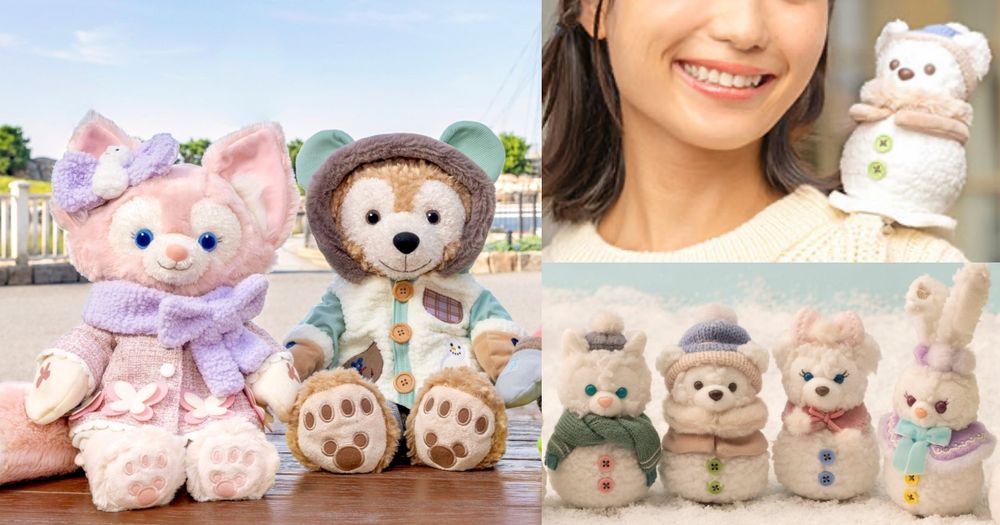 2025東京迪士尼海洋最新必買！冬季限定「雪人達菲絨毛吊飾、大衣玲娜貝爾玩偶」這天可愛開賣！-1