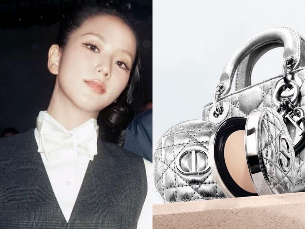 JISOO「冷光玫瑰肌」驚豔巴黎！迪奧2026春夏時裝週妝容全解析，水潤氣墊底妝、冷調高光、玫瑰頰彩，征服DIOR大秀！-6