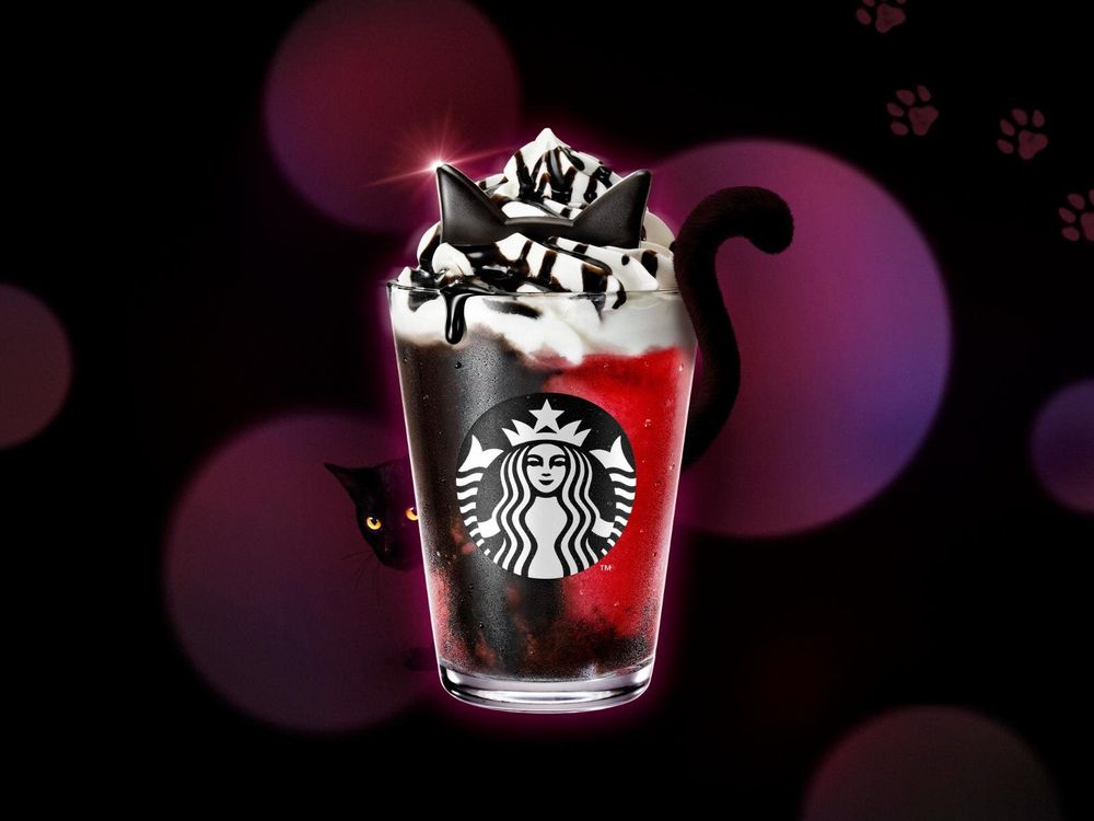 2025萬聖節日本星巴克必買8大周邊一次看！超Q「黑貓冷水杯」日妞都搶買、還有「黑貓莓果星冰樂」要喝！-2