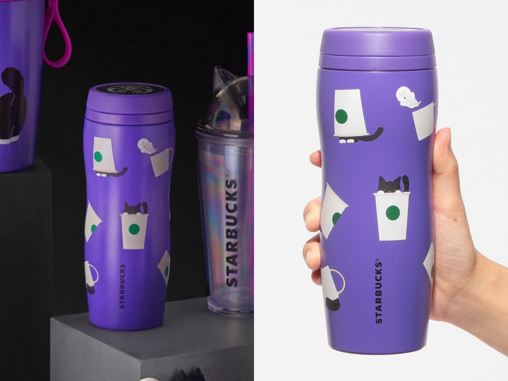 2025萬聖節日本星巴克必買8大周邊一次看！超Q「黑貓冷水杯」日妞都搶買、還有「黑貓莓果星冰樂」要喝！-6