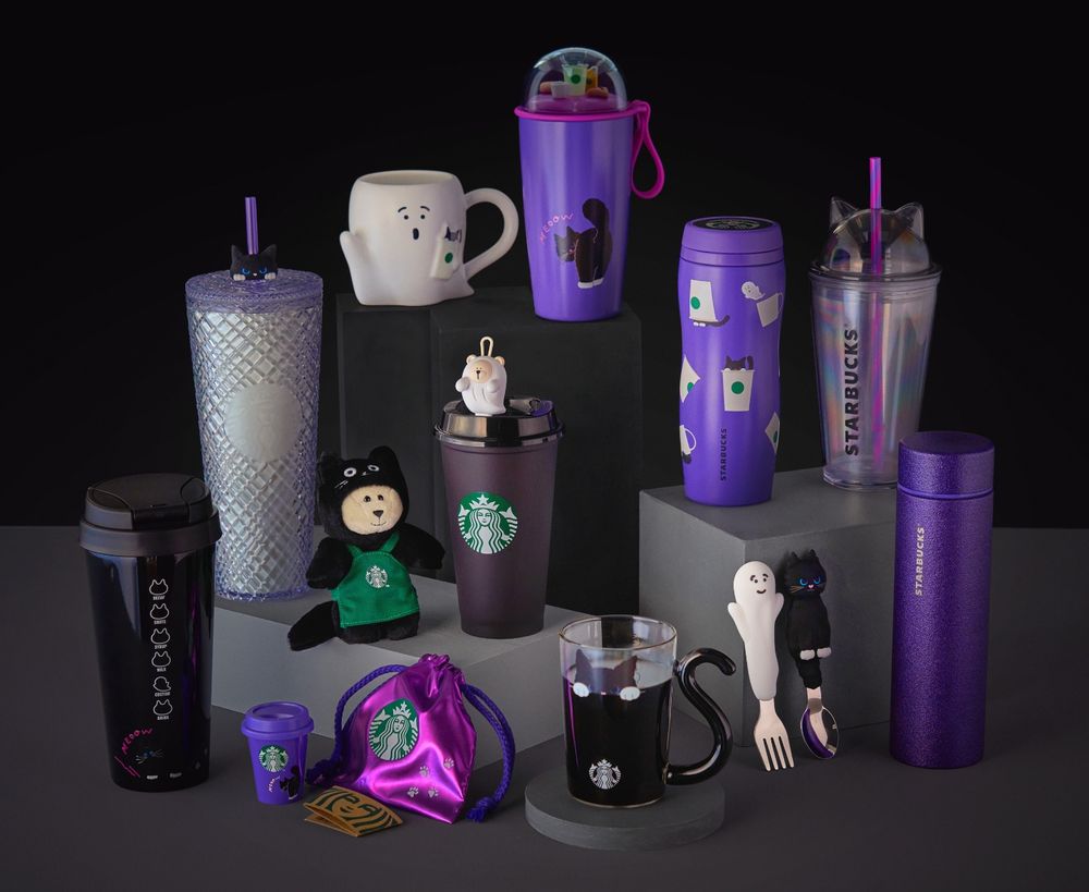 2025萬聖節日本星巴克必買8大周邊一次看！超Q「黑貓冷水杯」日妞都搶買、還有「黑貓莓果星冰樂」要喝！-12