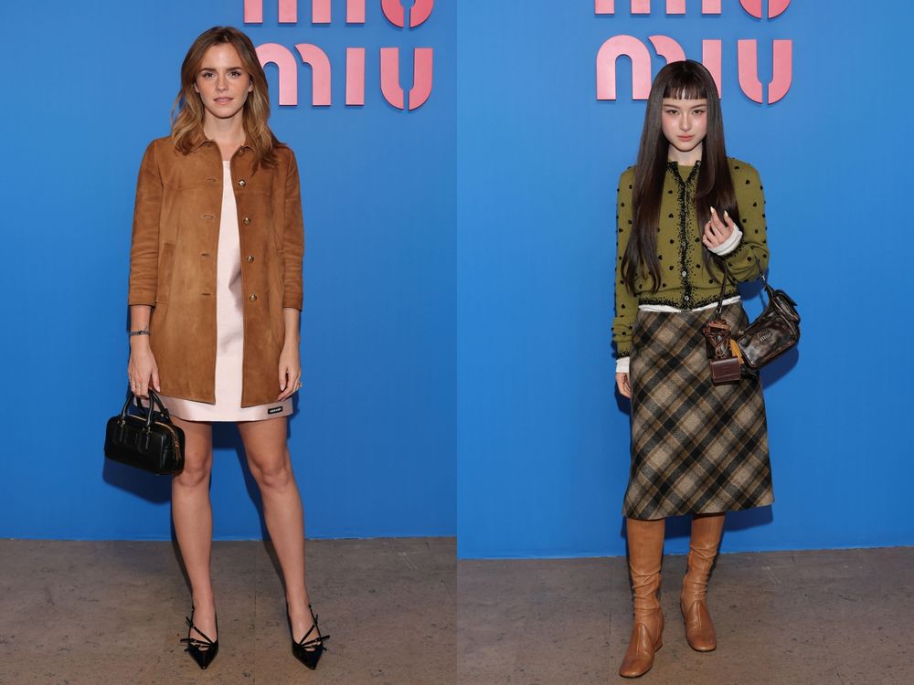 一雙眼睛看不完！Miu Miu大秀超狂頭排「張員瑛、Ella」雙美神、小王子TXT然竣也來了！-2