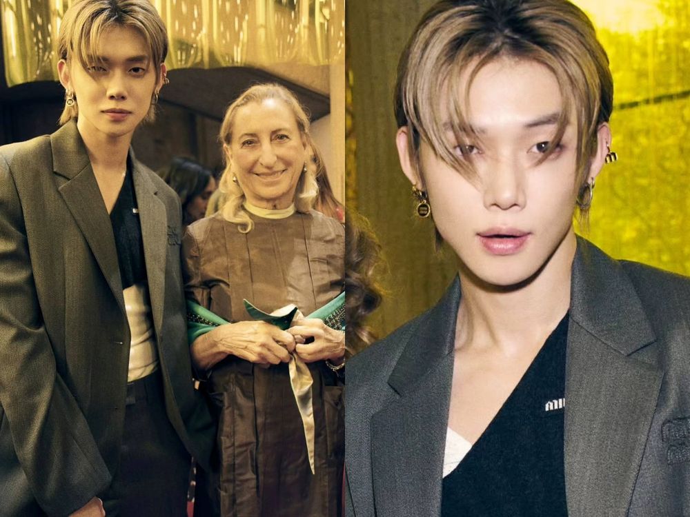 一雙眼睛看不完！Miu Miu大秀超狂頭排「張員瑛、Ella」雙美神、小王子TXT然竣也來了！-4