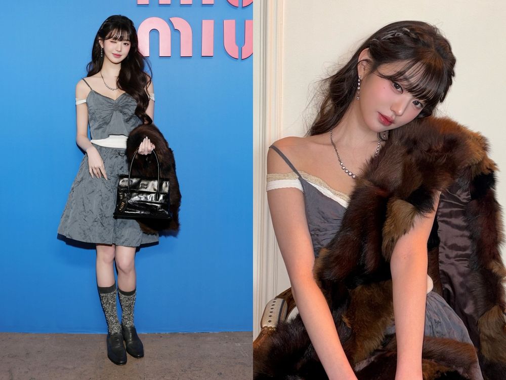 一雙眼睛看不完！Miu Miu大秀超狂頭排「張員瑛、Ella」雙美神、小王子TXT然竣也來了！-9