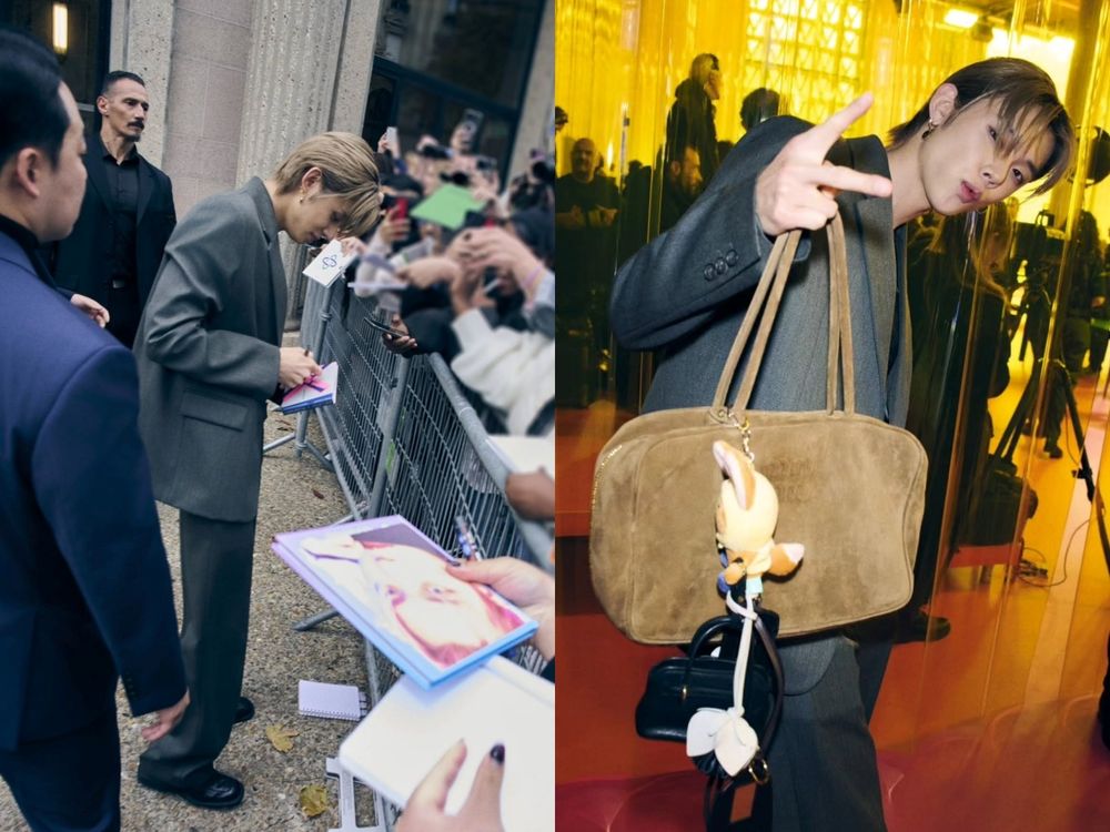 一雙眼睛看不完！Miu Miu大秀超狂頭排「張員瑛、Ella」雙美神、小王子TXT然竣也來了！-5