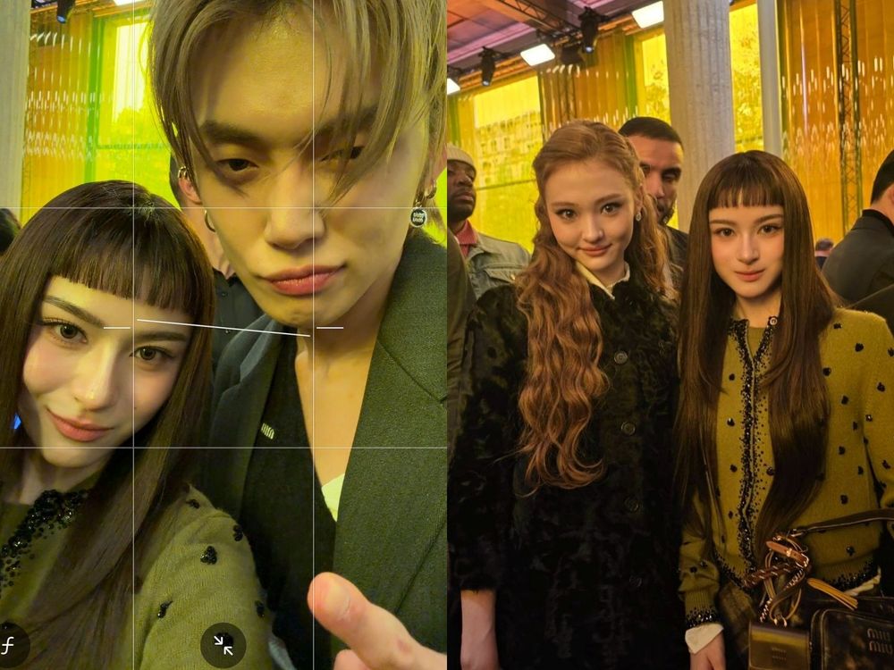 一雙眼睛看不完！Miu Miu大秀超狂頭排「張員瑛、Ella」雙美神、小王子TXT然竣也來了！-16