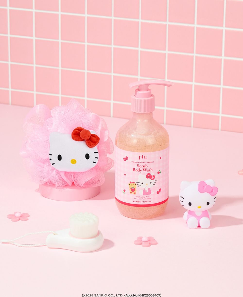 韓女搶著收藏！韓國國民香氛磨砂膏聯名Hello Kitty，沐浴球、髮帶周邊萌翻天，OLIVE YOUNG上市秒賣爆！-7