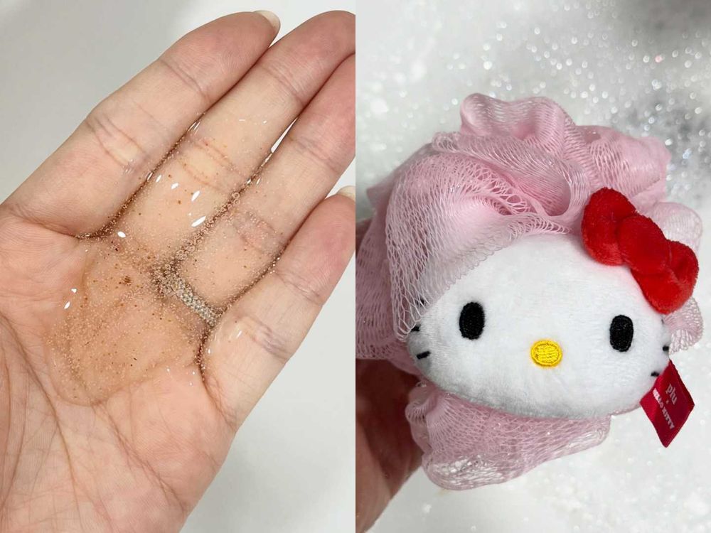 韓女搶著收藏！韓國國民香氛磨砂膏聯名Hello Kitty，沐浴球、髮帶周邊萌翻天，OLIVE YOUNG上市秒賣爆！-15