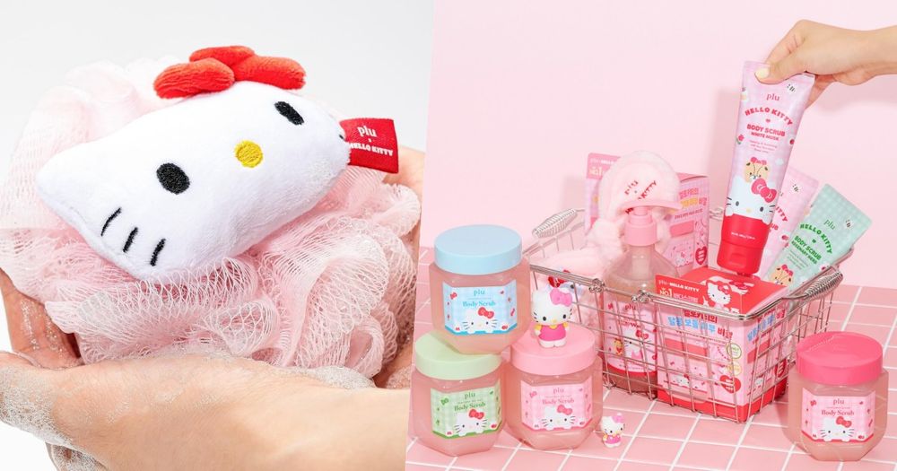 韓女搶著收藏！韓國國民香氛磨砂膏聯名Hello Kitty，沐浴球、髮帶周邊萌翻天，OLIVE YOUNG上市秒賣爆！-1