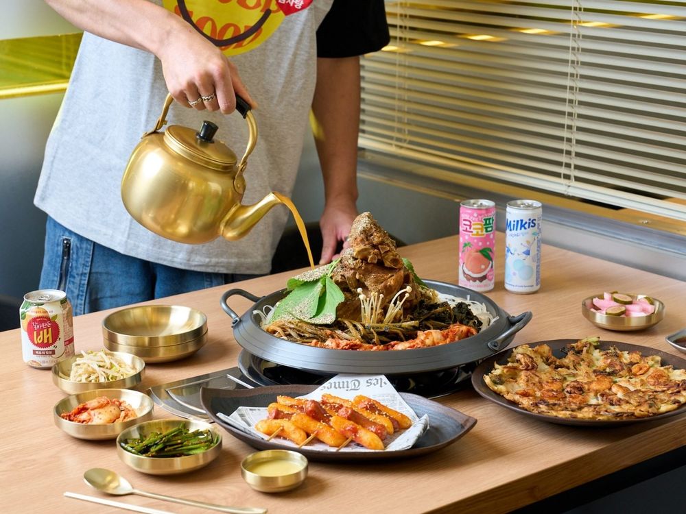 韓式馬鈴薯排骨火鍋Uncle-K插旗台中！「首爾蒸牛尾、韓國雪冰」全都太欠吃，用餐再抽首爾來回機票！-4