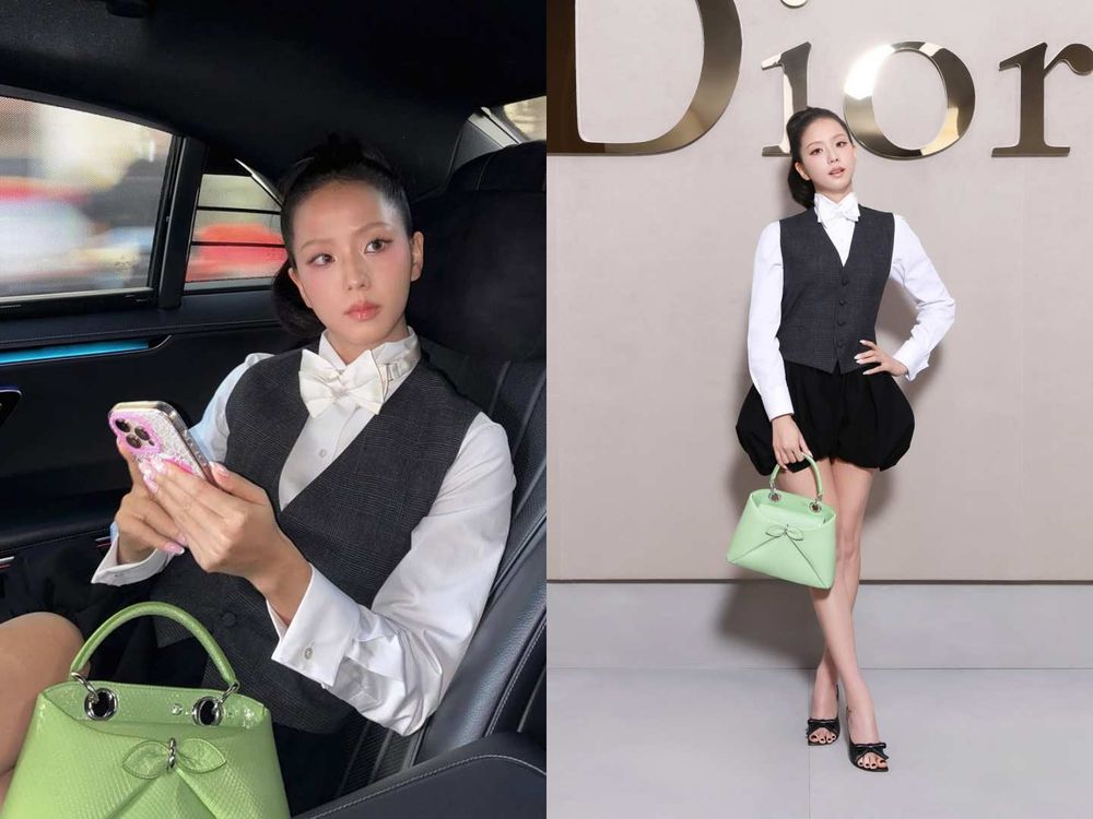 每次大秀都在等BLACKPINK！四公主時裝週再度美到封神！Jennie、Rosé慵懶性感無人能超越！-9