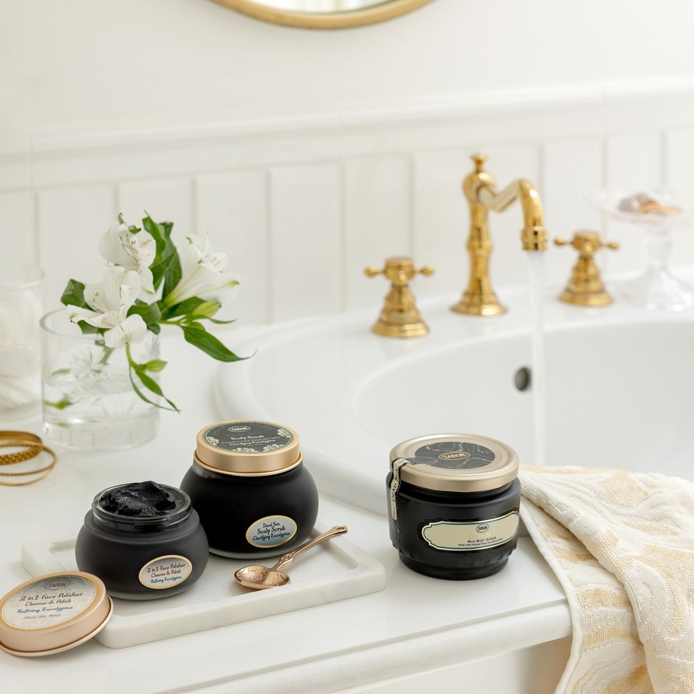 SABON尊榮黑金一週年了！死海黑礦泥系列新成員「臉部磨砂膏」登場，屢獲日本@cosme最佳潔顏賞、拋光＋淨化一抹搞定！-11