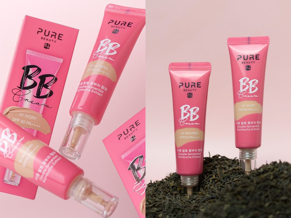 原生裸妝結合護膚哲學！韓國Pure Beauty韓淨萃「無瑕BB霜、潤色CC霜、柔霧氣墊」上妝同時保養，只在屈臣氏獨賣！-2