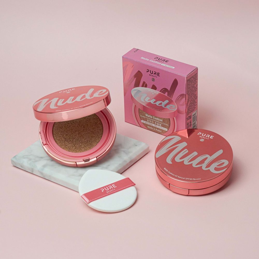 原生裸妝結合護膚哲學！韓國Pure Beauty韓淨萃「無瑕BB霜、潤色CC霜、柔霧氣墊」上妝同時保養，只在屈臣氏獨賣！-5