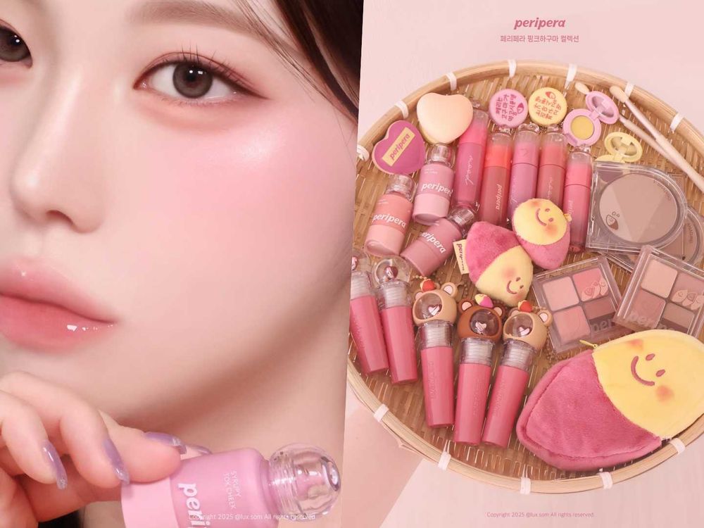 韓國高甜妝容來襲！PERIPERA「粉紅泡泡紅薯」秋季限定彩妝登場，地瓜配色眼影、果凍唇釉、液態頰彩...一次收編！-2
