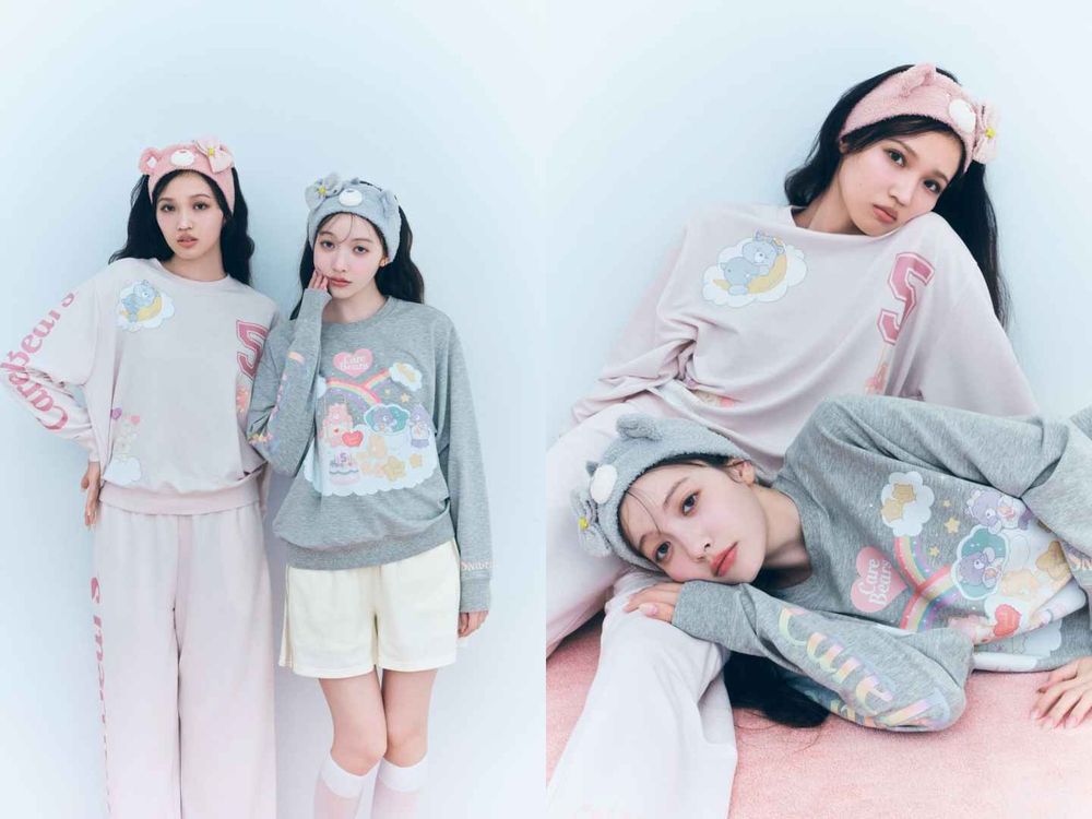日妞愛牌SNIDEL HOME再度聯名Care Bears！「軟Q睡衣、熊熊髮帶」可愛爆擊、每一款都想收！-9