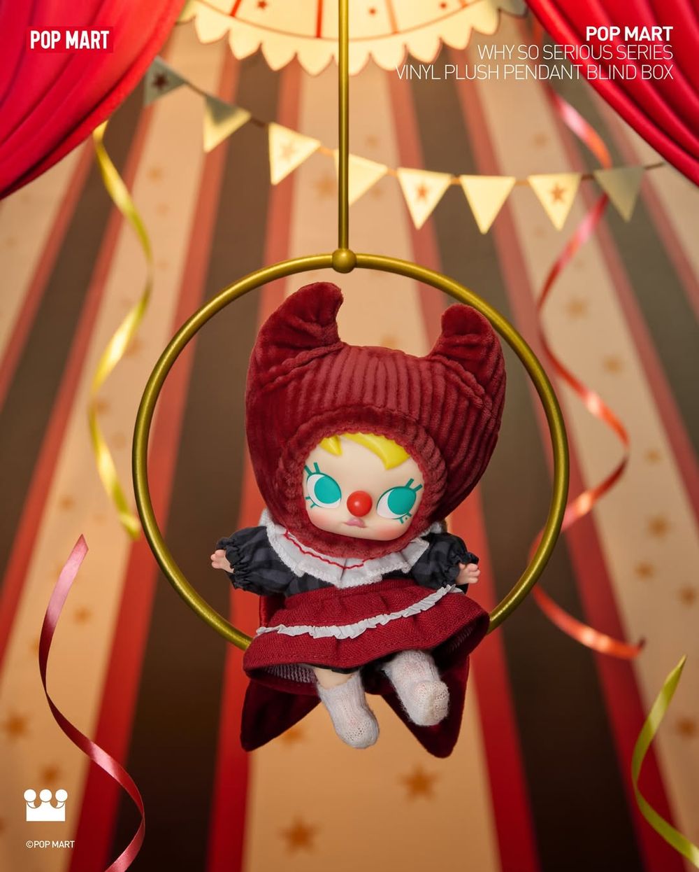 泡泡瑪特也推萬聖節限定盲盒！超Q「馬戲團系列」小丑LABUBU&星星人全都想收、還有限定CRYBABY要買！-12