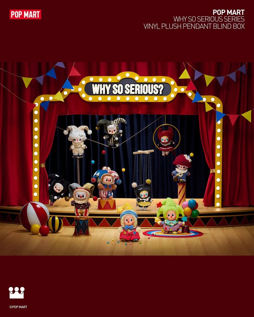 泡泡瑪特也推萬聖節限定盲盒！超Q「馬戲團系列」小丑LABUBU&星星人全都想收、還有限定CRYBABY要買！-5