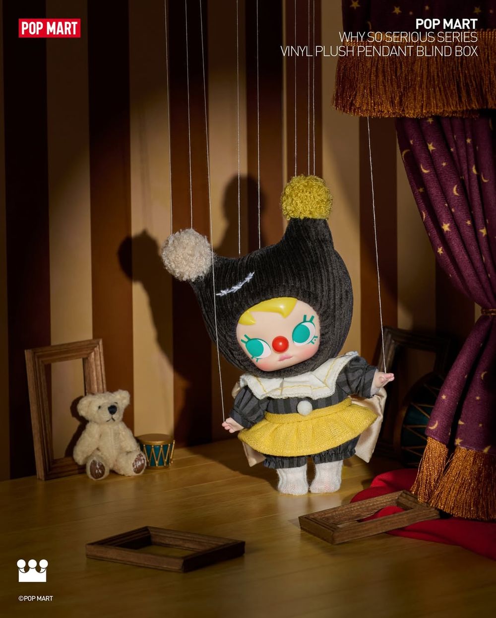 泡泡瑪特也推萬聖節限定盲盒！超Q「馬戲團系列」小丑LABUBU&星星人全都想收、還有限定CRYBABY要買！-13