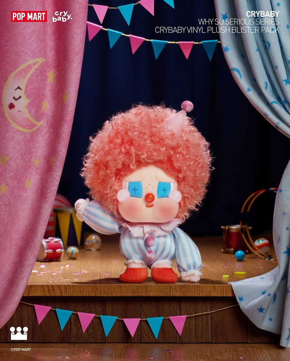 泡泡瑪特也推萬聖節限定盲盒！超Q「馬戲團系列」小丑LABUBU&星星人全都想收、還有限定CRYBABY要買！-7