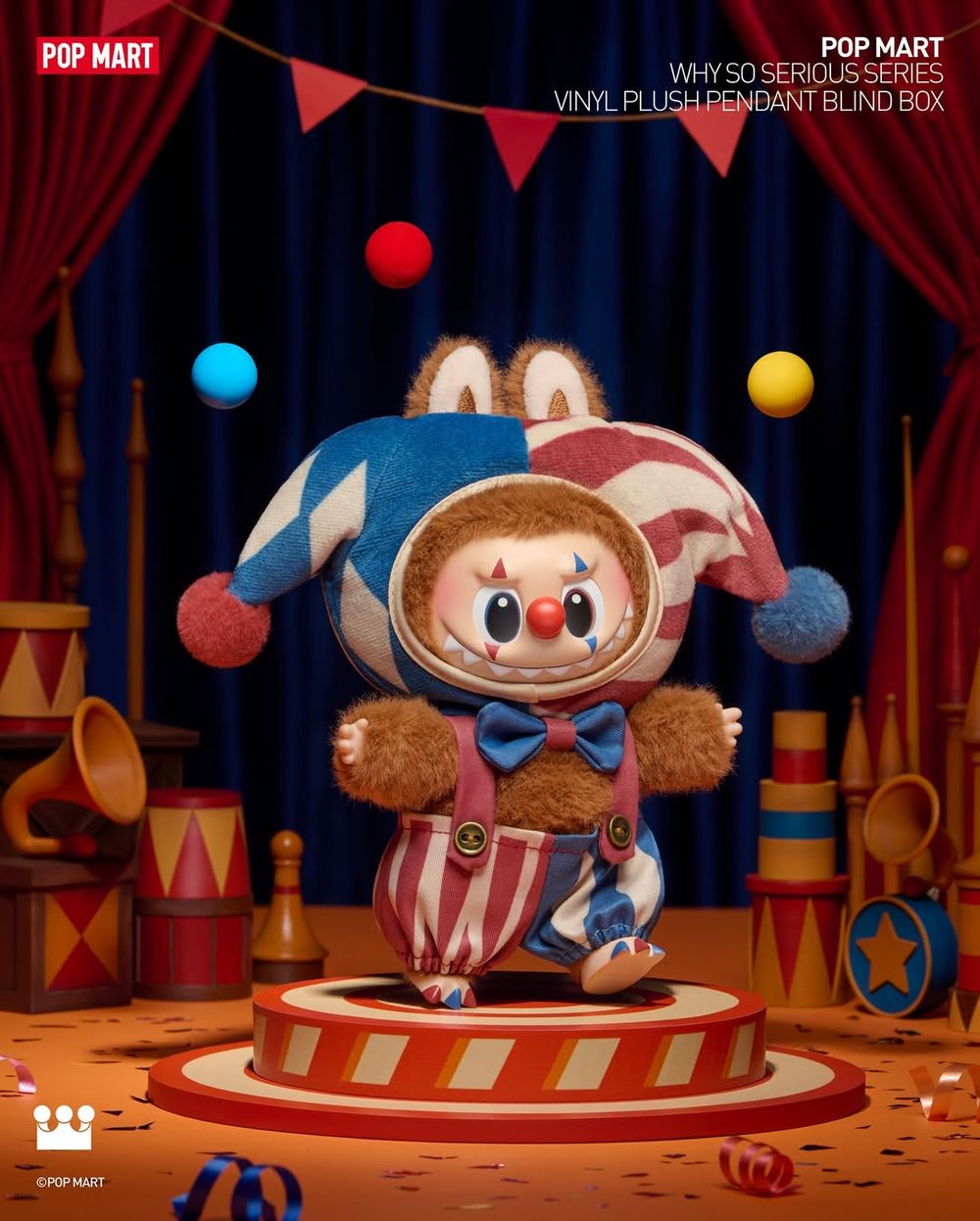 泡泡瑪特也推萬聖節限定盲盒！超Q「馬戲團系列」小丑LABUBU&星星人全都想收、還有限定CRYBABY要買！-10