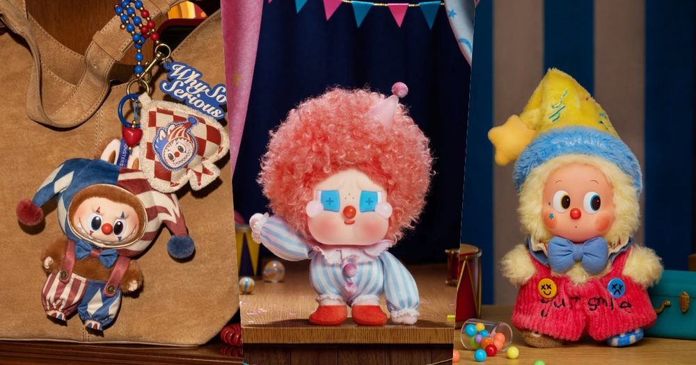 泡泡瑪特也推萬聖節限定盲盒！超Q「馬戲團系列」小丑LABUBU&星星人全都想收、還有限定CRYBABY要買！-1