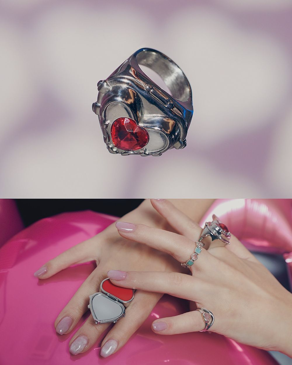 唇頰霜化身魔法變身器！韓國小眾彩妝品牌打造「美妝飾品」，唇彩寶石戒指夢幻度破表，熱門到居然要預購？！-8