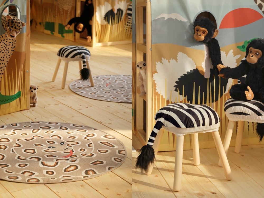 IKEA又要來搶錢！全新草原動物系列「長頸鹿寶寶玩偶、狐獴絨毛吊飾、收納袋」全都太想買！-1