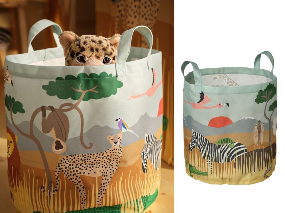 IKEA又要來搶錢！全新草原動物系列「長頸鹿寶寶玩偶、狐獴絨毛吊飾、收納袋」全都太想買！-4