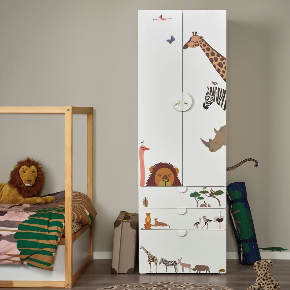 IKEA又要來搶錢！全新草原動物系列「長頸鹿寶寶玩偶、狐獴絨毛吊飾、收納袋」全都太想買！-7