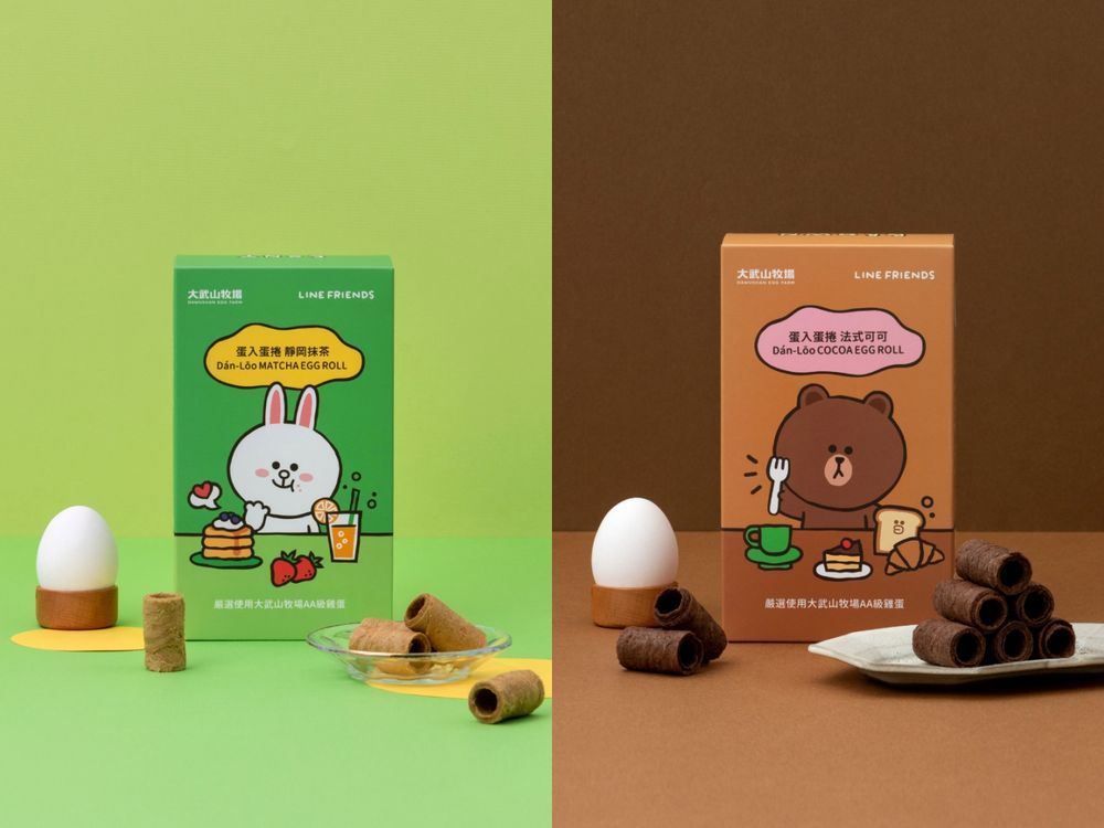 大武山牧場跟LINE FRIENDS聯名了！限定「熊大法式可可蛋捲」太欠買、「買這個」還送莎莉購物袋！-7