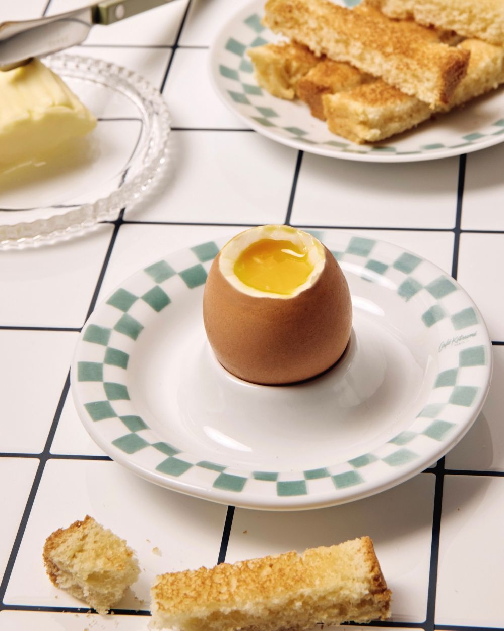 Café Kitsuné推全新Objets居家系列單品！美翻「薄荷色小狐狸托盤、藍綠棋盤格碗盤」必買一次看！-7