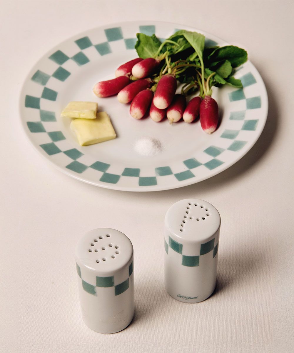 Café Kitsuné推全新Objets居家系列單品！美翻「薄荷色小狐狸托盤、藍綠棋盤格碗盤」必買一次看！-10