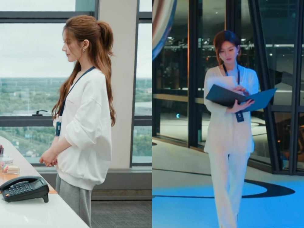 《許我耀眼》趙露思「許妍同款」職場穿搭靈感！幹練西裝、鬆軟套裝...每天都美得剛剛好！-8