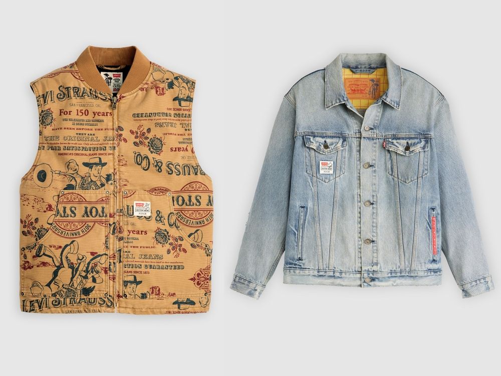 Levi’s玩具總動員聯名爆火！胡迪&翠絲「具象化穿搭」竟然這麼好看、角色絲巾必收藏！-8