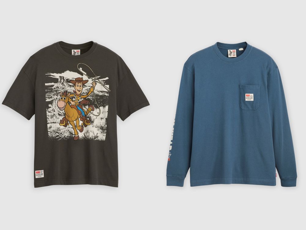 Levi’s玩具總動員聯名爆火！胡迪&翠絲「具象化穿搭」竟然這麼好看、角色絲巾必收藏！-6